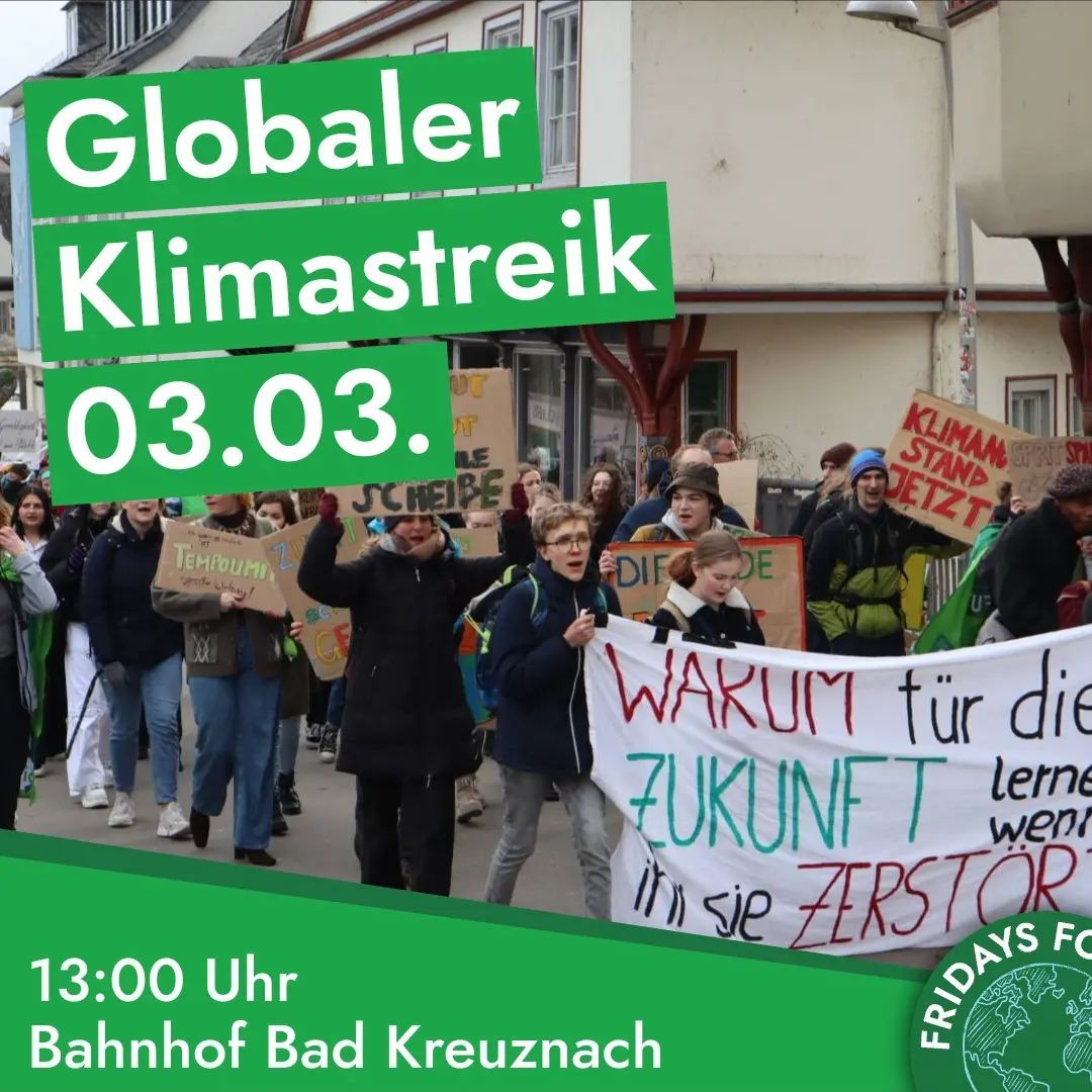  Aufruf zum Globalen Klimastreik am 3. März 2023