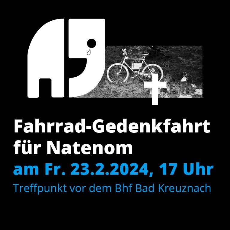 Fahrrad-Gedenkfahrt für Radaktivisten Natenom